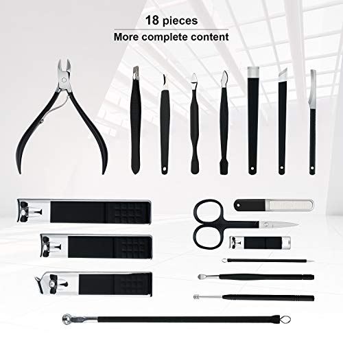 Manicure Set Professional Nail Clippers Kit Pedicure Care Tools- Stainless St...