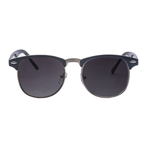 Kelens Retro Half Frame Driving Nearsighted Sunglasses Clear Vision Lenses Se...