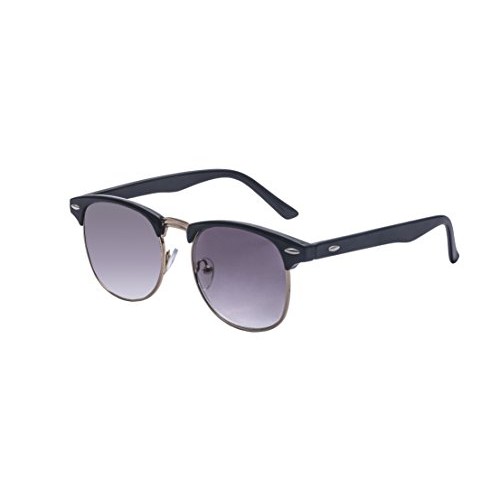 Kelens Retro Half Frame Driving Nearsighted Sunglasses Clear Vision Lenses Se...