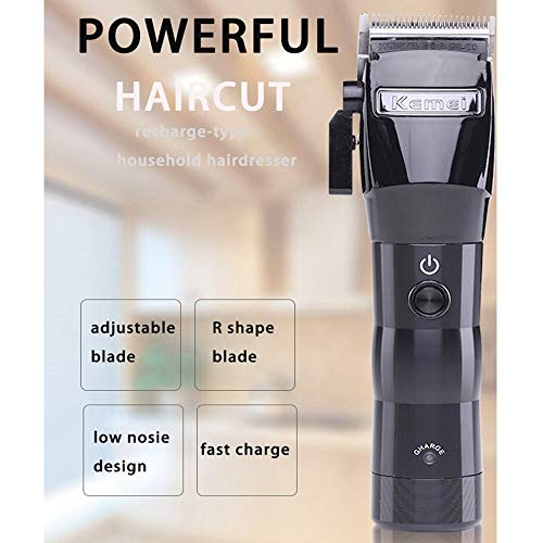 Kemei 2850 Clipper Cordless Professional Low Noise Hair Clippers Electric Pow...