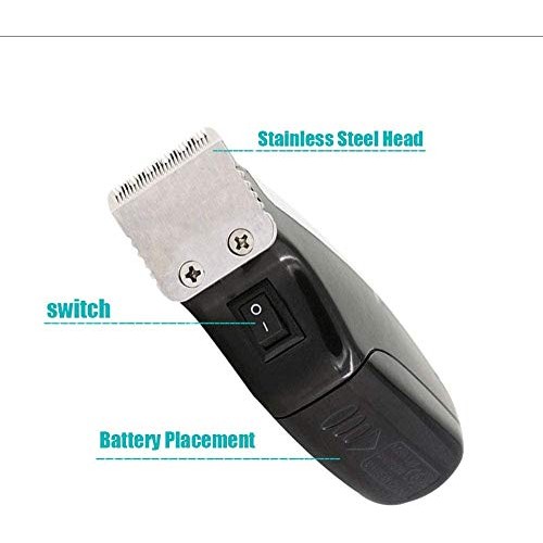 KEMEI Mini Clippers Trimmer Groomer Cordless Self-Haircut Kit Styling Shears ...