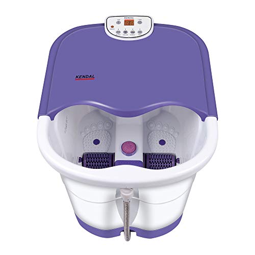 All in one deep Foot & Leg spa Bath Massager w/ Motorized Rolling Massage, He...