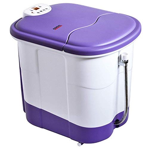 All in one deep Foot & Leg spa Bath Massager w/ Motorized Rolling Massage, He...