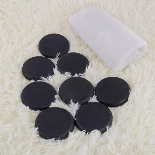 Kendal 8 Pcs Large Massage Hot Stones Set Basalt Spa Rocks Kit for Profession...