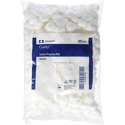Cotton Ball Kendall™ Medium 100% Cotton NonSterile - 4000/CS (MFN # 2600)