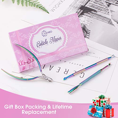 Cuticle Kit - 3 in 1 Cuticle Care Kit - Cuticle Nipper, Cuticle Cutter and Cu...