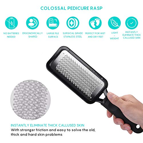 Feet Scrubber Dead Skin 5 Pack - KENED Foot File Callus Remover for Feet, Pro...