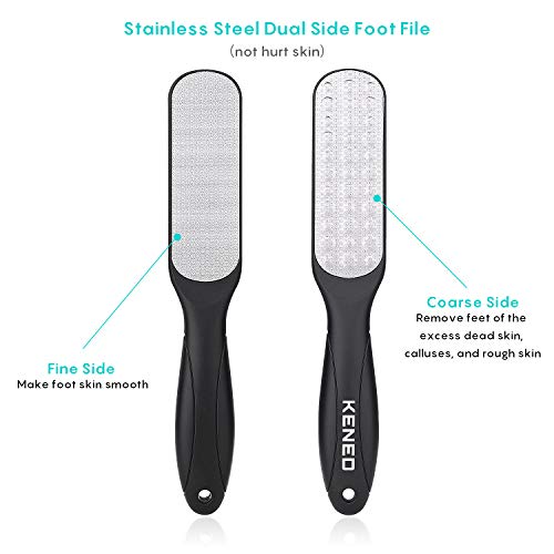 Feet Scrubber Dead Skin 5 Pack - KENED Foot File Callus Remover for Feet, Pro...