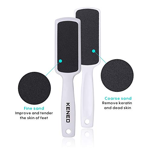 Feet Scrubber Dead Skin 5 Pack - KENED Foot File Callus Remover for Feet, Pro...