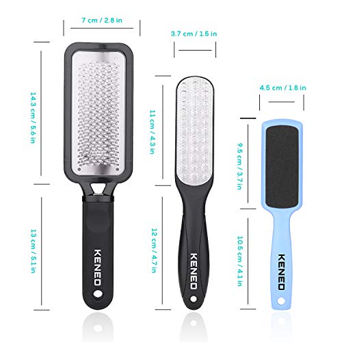 Feet Scrubber Dead Skin 5 Pack - KENED Foot File Callus Remover for Feet, Pro...