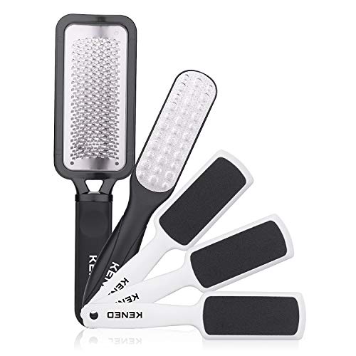 Feet Scrubber Dead Skin 5 Pack - KENED Foot File Callus Remover for Feet, Pro...