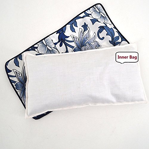 Kennedy Silky Eye Pillow Lavender + Flaxseed + Mung Bean + Buckwheat, Comfort...