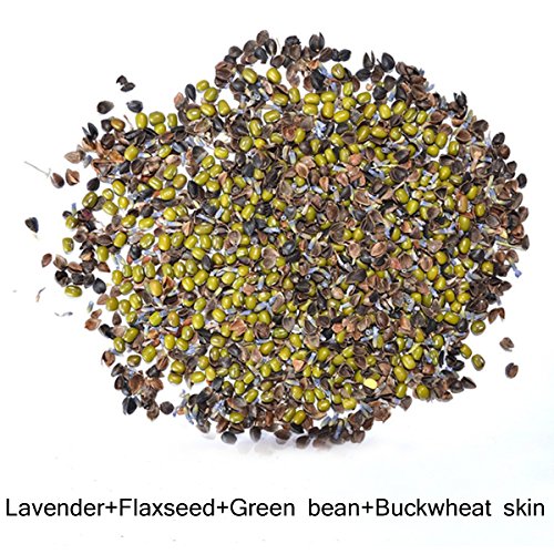 Kennedy Silky Eye Pillow Lavender + Flaxseed + Mung Bean + Buckwheat, Comfort...