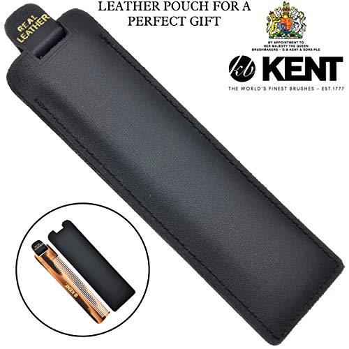 Kent NU22 Handmade All Fine Tooth Pocket Comb for Men, Women and Kids, Hair C...