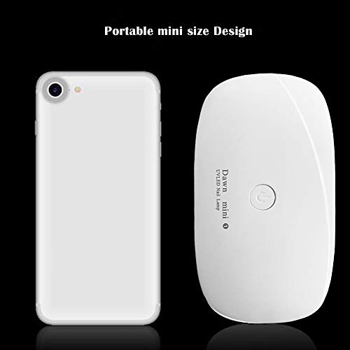UV LED nail dryer Mini Gel nail lamp Portable Curing light for Gel Nail Polis...
