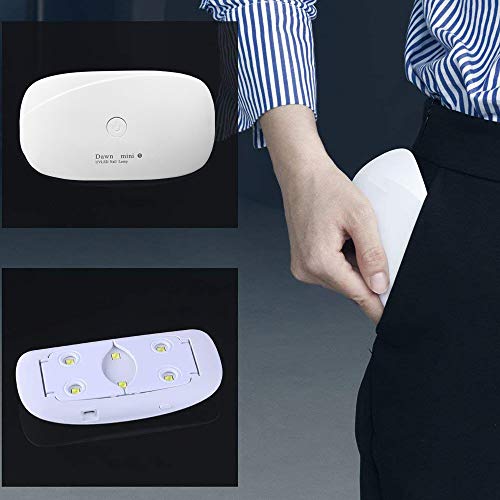 UV LED nail dryer Mini Gel nail lamp Portable Curing light for Gel Nail Polis...