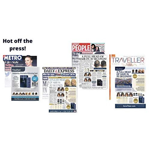 KeraFiber Hair Building Fibers, Dark Brown, 0.98 Ounce