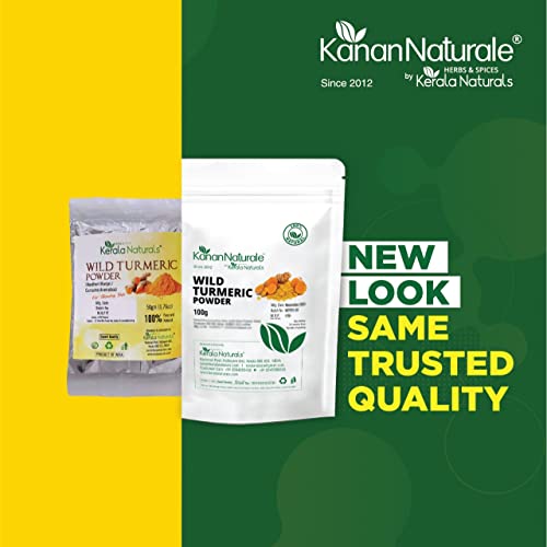 Kerala Naturals Wild Turmeric - Kasthuri Manjal: For Glowing Skin - 100 gm