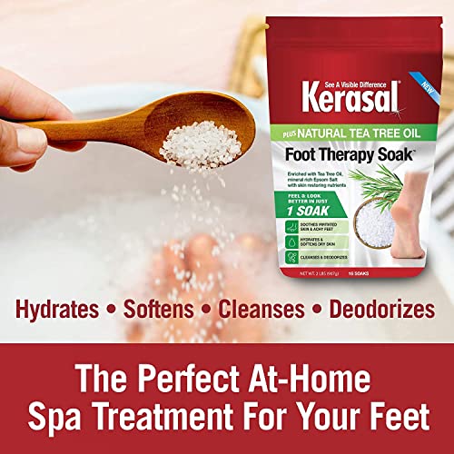 Kerasal Foot Therapy Soak, Foot Soak for Achy, Tired and Dry Feet, 2 lbs