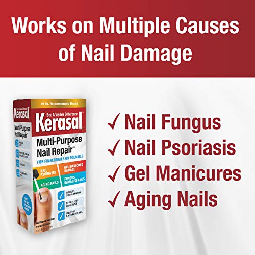Kerasal Multi-Purpose Nail Repair, Nail Solution for Discolored and Damaged N...