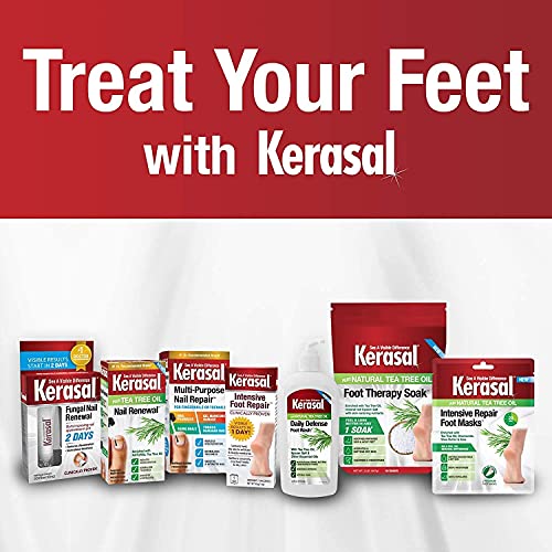 Kerasal Renewal Nail Repair Solution with Tea Tree Oil for Discolored and Dam...