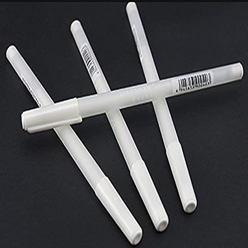 KESIO White Tattoo Marker Pen, Eyebrow Marker Pen Tattoo Accessories Microbla...