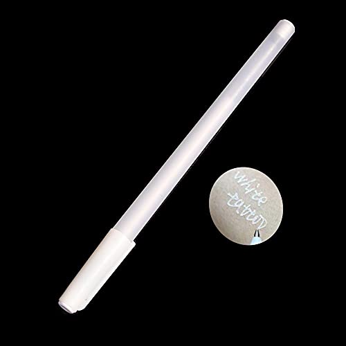 KESIO White Tattoo Marker Pen, Eyebrow Marker Pen Tattoo Accessories Microbla...
