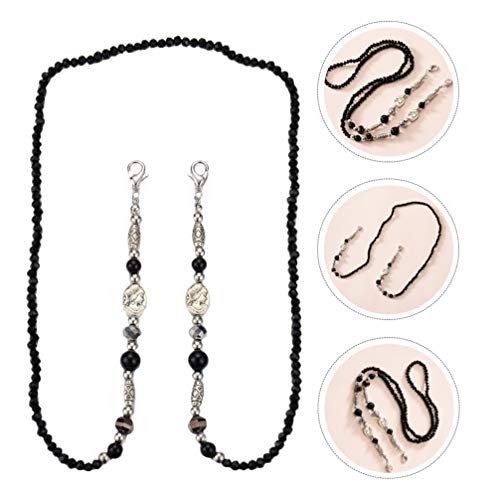 KESYOO Vintage Eyeglass Chain Necklace Eyewear Retainer Glasses Holder Face C...