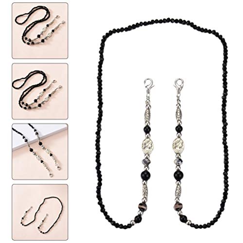 KESYOO Vintage Eyeglass Chain Necklace Eyewear Retainer Glasses Holder Face C...
