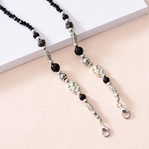 KESYOO Vintage Eyeglass Chain Necklace Eyewear Retainer Glasses Holder Face C...
