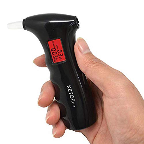 KETO fine Professional Breathalyzer, Portable Breath Alcohol Tester Digital A...