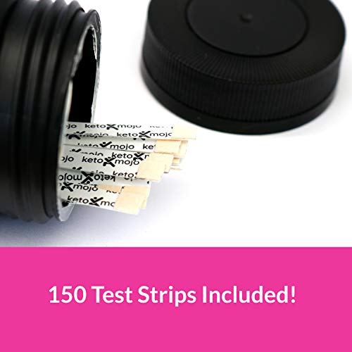 150 Ketone Test Strips with Free Keto Guide eBook & Free APP. Urine Test for ...
