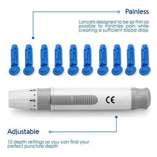 KetoBM Blood Ketone Meter Kit for Keto Diet Testing - Complete Ketone Test Ki...