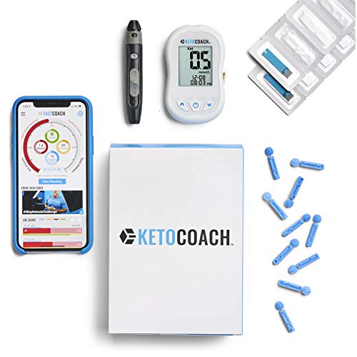 NEW KetoCoach Blood Ketone Meter Starter Kit | Affordably and Accurately Test...