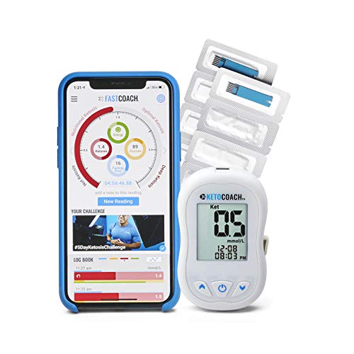 NEW KetoCoach Blood Ketone Meter Starter Kit | Affordably and Accurately Test...