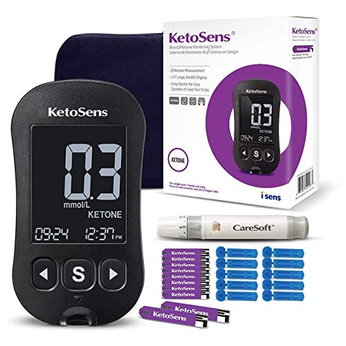 KetoSens Blood Ketone Monitoring Starter Kit: Ideal for Keto Diet with App. I...