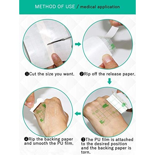 Tattoo Aftercare Waterproof Bandage Transparent Film Dressing Second Skin Hea...