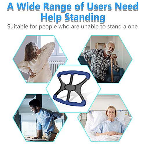 Lift Assists Standing Aid-Handicap Bar with No-Slip Grip Handles, Portable Li...