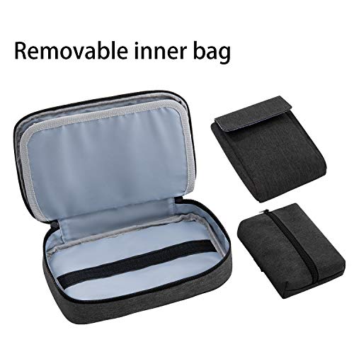 KGMCARE Diabetic Supplies Travel Organizer, Portable Insulin Travel Case for ...