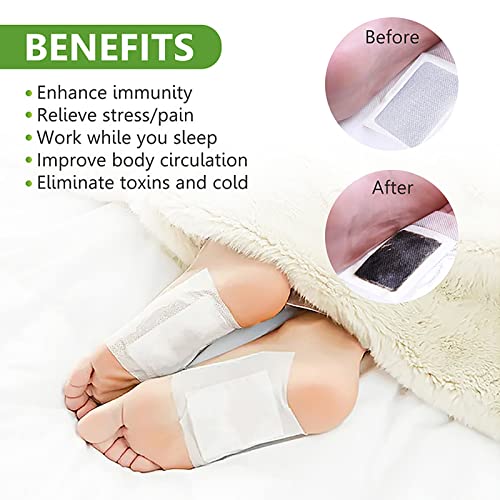 KIBDOS Soothing Foot Pads to Remove Impurities, Improve Sleep, Relieve Fatigu...