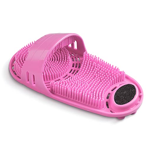 Kibhous Silicone Shower Foot Scrubber Personal Foot Massage and Cleaning, Non...