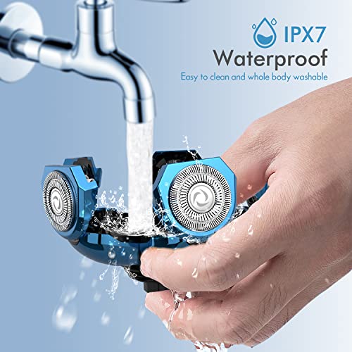 Kibiy Head Shaver for Men, Upgrade 5-in-1 Mens Electric Shaver Bald Head Shav...