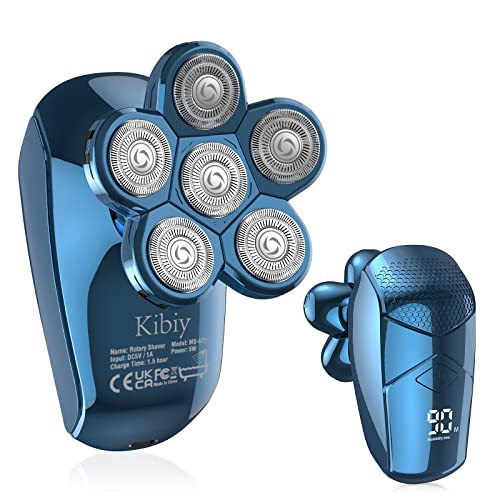 Kibiy Head Shaver for Men, Upgrade 5-in-1 Mens Electric Shaver Bald Head Shav...