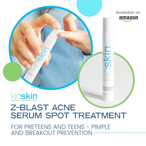 Kidskin - Three-Step Acne Treatment Kit for Kids, Tweens, Teens - Face Wash C...