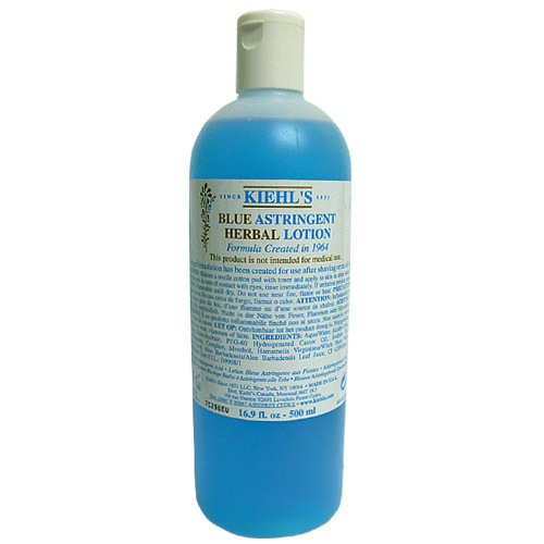 Kiehl's Blue Astringent Herbal Lotion Aftershave Facial Treatment 16.9oz (500ml)