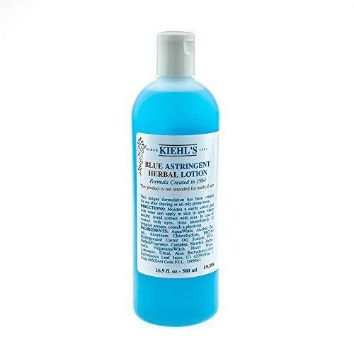Kiehl's Blue Astringent Herbal Lotion Aftershave Facial Treatment 16.9oz (500ml)