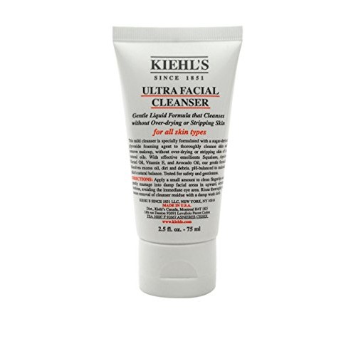 Kiehl's Ultra Facial All Skin Types Cleanser for Unisex, 2.5 Ounce/75ml