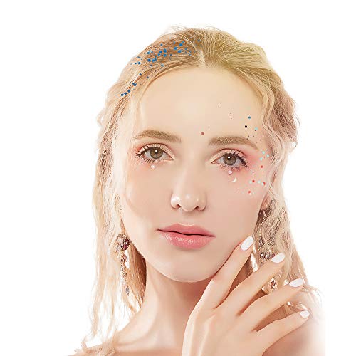 18 Boxes Holographic Cosmetic Festival Chunky Glitters Sequins, Nail Sequins ...