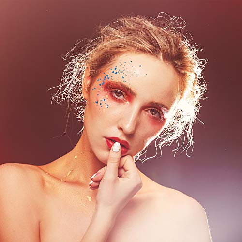 18 Boxes Holographic Cosmetic Festival Chunky Glitters Sequins, Nail Sequins ...