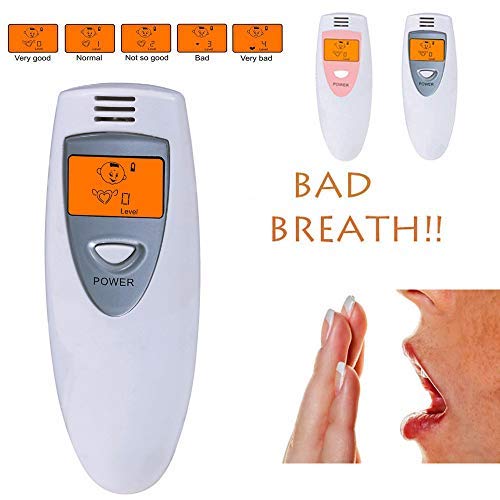 Pocket Bad Breath Tester Odor Detector Health Care Gadgets Breathalyzer Analy...